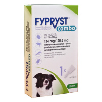 FYPRYST Combo Spot-on pro psy 134/120 mg 10-20 kg  1,34 ml 1 pipeta