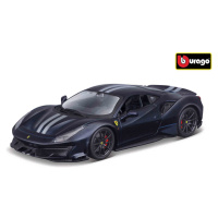 Bburago 1:24 Ferrari  TOP 488 Pista Blue/silver stripe