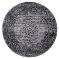 Hanse Home Collection koberce Kusový koberec Gloria 105520 Mouse kruh Rozměry koberců: 160x160 (
