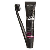 Curaprox Black Is White set Pasta 90 ml + Zubní kartáček CS 5460