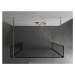 MEXEN/S Kioto Sprchová zástěna WALK-IN volněstojící 150 x 30 x 30 cm, černý vzor, zlatá 800-150-