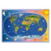 Puzzle  dětská mapa světa, 100 XL dílků