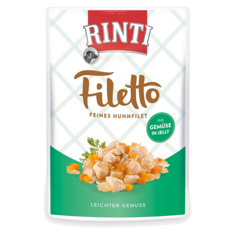 Rinti Filetto s kuřecím masem a zeleninou v želé 24 × 100 g