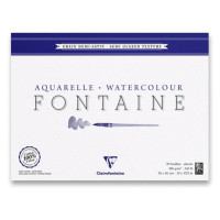Akvarelový blok Clairefontaine Fontaine Semi Glazed 30 x 40 cm, 25 listů, 300 g Clairefontaine