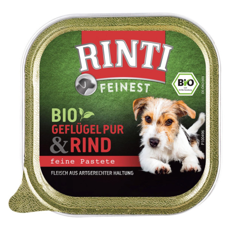 Rinti Feinest Bio Pur s drůbežím a hovězím masem 11 × 150 g