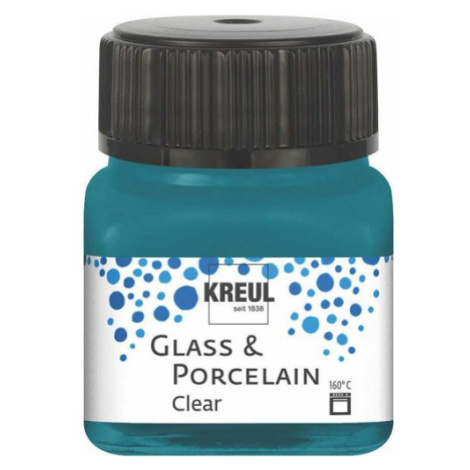 Kreul Barva na sklo a porcelán  clear 20 ml TYRKYSOVÁ
