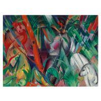 Obrazová reprodukce In the Rain, Franz Marc, 40 × 30 cm