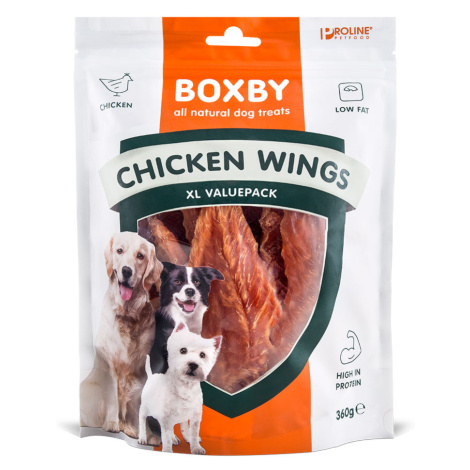 Boxby Snacks kuřecí křidélka - výhodné balení: 2 x 360 g