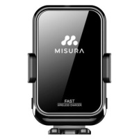 Misura MA04 - Držák mobilu do auta s bezdrátovým QI.03 nabíjením BLACK