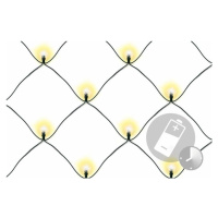 Nexos 39400 Vánoční osvětlení - LED světelná síť 1,5 x 1,5 m - teple bílá 100
