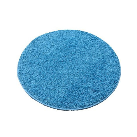 Kusový koberec Color shaggy modrý kruh Vopi
