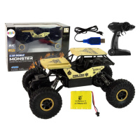 RC terénní auto 1:18 zlaté