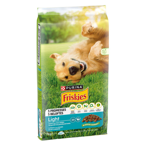 Purina FRISKIES Light Sterilized s kuřecím a zeleninou - 7 kg