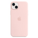 Apple silikonový kryt s MagSafe na iPhone 14 Plus křídově růžový Křídově růžová