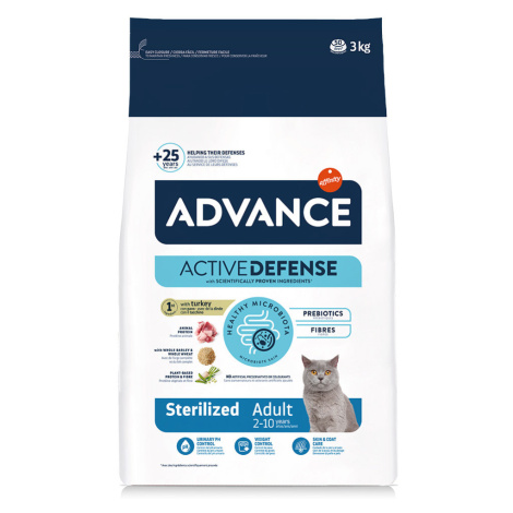 Advance Cat Sterilized krůtí - 2 x 3 kg Affinity Advance Veterinary Diets
