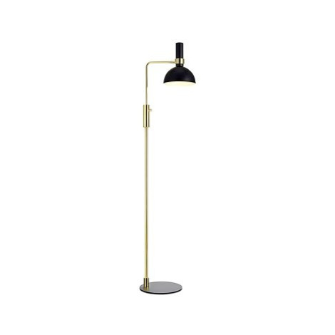 Markslöjd 106972 - Stmívatelná stojací lampa LARRY 1xE27/60W/230V Černá/Zlatá
