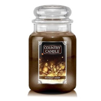 Country Candle Svíčka ve skleněné dóze, Půlnoční sníh, 680 g