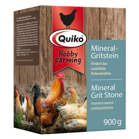 Quiko Hobby Farming minerální kámen - výhodné balení: 2 x 900 g zooplus Bio
