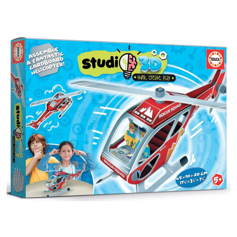 EDUCA Studio 3D model Záchranářský vrtulník