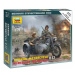 Wargames (WWII) military 6142 - German Motorcycle R-12 (1:72)