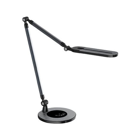 Luxera Prezent Ptyas LED 3CCT, stolní stmívatelná dotyková flexibilní lampa, šedá