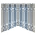 Dekorační žakárová záclona s řasící páskou BRIAN 160 bílá 300x160 cm MyBestHome