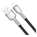 Baseus USB kabel pro Lightning Baseus Cafule, 2,4A, 2m (černý)