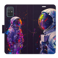 iSaprio Flip pouzdro Neon Astronaut 02 pro Samsung Galaxy A71