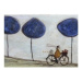 Umělecký tisk Sam Toft - Freewheelin' with Joyce Greenfields and the Felix 4, 50 × 40 cm