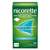 Nicorette Icemint 2mg léčivá žvýkací guma 105 žvýkaček