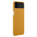 Ochranný kryt Leather Cover EF-VF711LYE pro Samsung Galaxy Z Flip 3, béžová