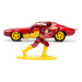 Autíčko DC Flash Chevy Camaro Jada kovové s otevíracími dveřmi a figurkou Flash délka 12,3 cm 1: