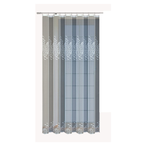 Dekorační žakárová záclona s řasící páskou ALWI 250 bílá 200x250 cm MyBestHome MyBestHome PRO