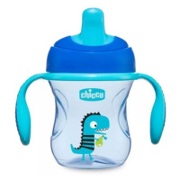 CHICCO Hrnek Training s držadly 200 ml modrý 6m+