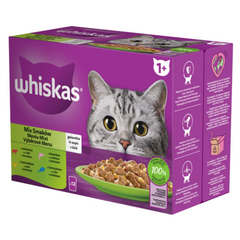 Whiskas kapsičky Výběrové menu v želé 48x85g