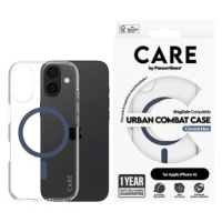 PanzerGlass CARE kryt Apple iPhone 16 MagSafe Combat čirý/modrý + záruka proti žloutnutí