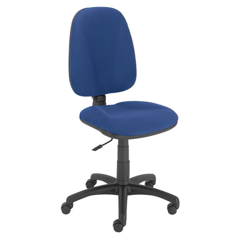 eurokraft basic Kancelářská otočná židle JUPITER, synchronní mechanika, barva potahu modrá