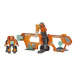 Transformers Rescue Bot auto s přívěsem varianta 2 oranžový Comm. Center Wedge