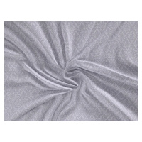 Kvalitex Saténové prostěradlo LUXURY COLLECTION 220x200cm ORIENT šedý