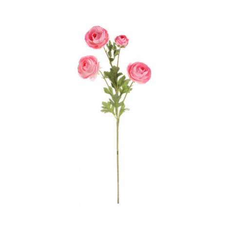 Umělá květina Pivoňka 70 cm, světle růžová Asko