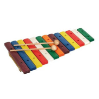 Goldon dřevěný xylofon 13 barevných kamenů