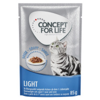 Výhodné balení Concept for Life 48 x 85 g - Light Cats v omáčce