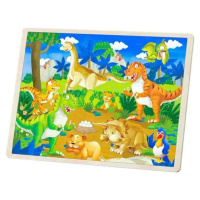 bHome Dřevěné puzzle dinosauři MHBH1178