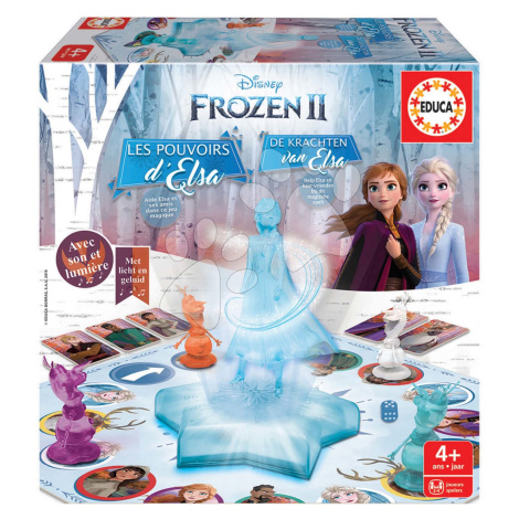 Společenská hra Frozen Jeux Reine Des Neiges 2 Educa se zvukem a světlem ve francouzštině od 4 l