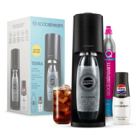 SodaStream sada Terra Black Pepsi Zero Megapack