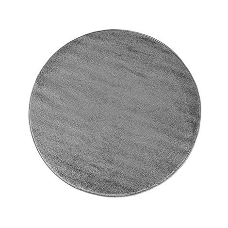 Kusový koberec Portofino šedý O 60 cm