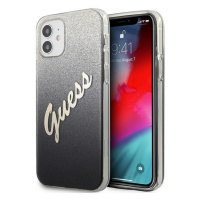 Guess GUHCP12SPCUGLSBK hard silikonové pouzdro iPhone 12 Mini 5.4