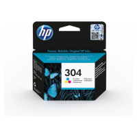 HP 304 Tri-color Original Ink Cartridge Vícebarevná