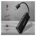 AXAGON HUE-G1C, 4x USB 3.2 Gen 1 SLIM hub, kabel Type-C 14cm napevno