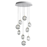 Bomma designová závěsná svítidla designová závěsná svítidla Lens Chandelier Round 9